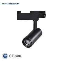Sistema de Iluminación LED Leimai Moderno, Regulable, AC120-277V, Ajustable, 10W 20W 30W, Riel de Aluminio, Foco LED para Riel