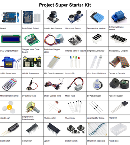 O <span class=keywords><strong>r3</strong></span> ערכת סופר-starter עם הדרכה מפורטת, 100 + רכיבים ללמידה אלקטרונית, תכנות ארדוינו ופרויקטים diy - Product Image 2