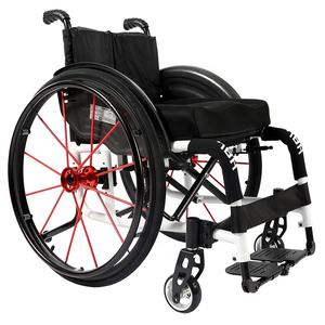 2025 gran oferta silla de ruedas deportiva Manual de Material de fibra de carbono de aluminio de lujo silla de ruedas deportiva ligera plegable - Product Image 1