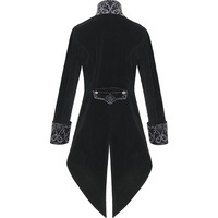 Steampunk Femmes Hommes Robe Médiévale Costume Col Montant Tailcoat Gothique Vampire Cosplay Veste Manteaux