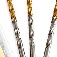 Foret hélicoïdal YG-1 recouvert de TIN 1-13mm HSSCo8% Gold-P D2GP191 à queue droite 135 °   Angle d'apex pour l'acier inoxydable
