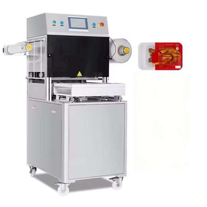 Machine d'emballage sous atmosphère contrôlée pour la conservation des aliments, double usage commercial et domestique, scellage de barquettes - Product Image 1