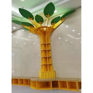 Estantería de libros Chiquitos libreria Bambini Torre che <span class=keywords><strong>gira</strong></span> árbol moderno liquidación oro bajo precio niños esquina acrílica estante de libros de madera - Product Image 5