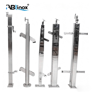 Design Personalizado de Corrimão para Escadas em Aço Inoxidável Sem Moldura, Sistema de Corrimão de Vidro para Escadas e Varandas - Product Image 2