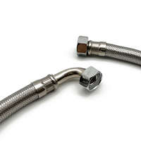 Tuyau d'arrosage tressé en acier inoxydable, conçu sur mesure en usine, avec service de découpe, tuyaux en caoutchouc de haute qualité