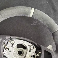 Volant de direction style LCI entièrement recouvert d'Alcantara et chauffant pour BMW Série E, adaptable aux modèles E92 M3 X5 E70 E71 X1 E84 E91 E72 E93 M5 328i E90
