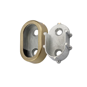 Wardrobe Rail Support <b>Clothes</b> Tube Support Hanging Rail Tube Holders Wardrobe Zinc Alloy Oval Tube Support Bracket - Product Image 4