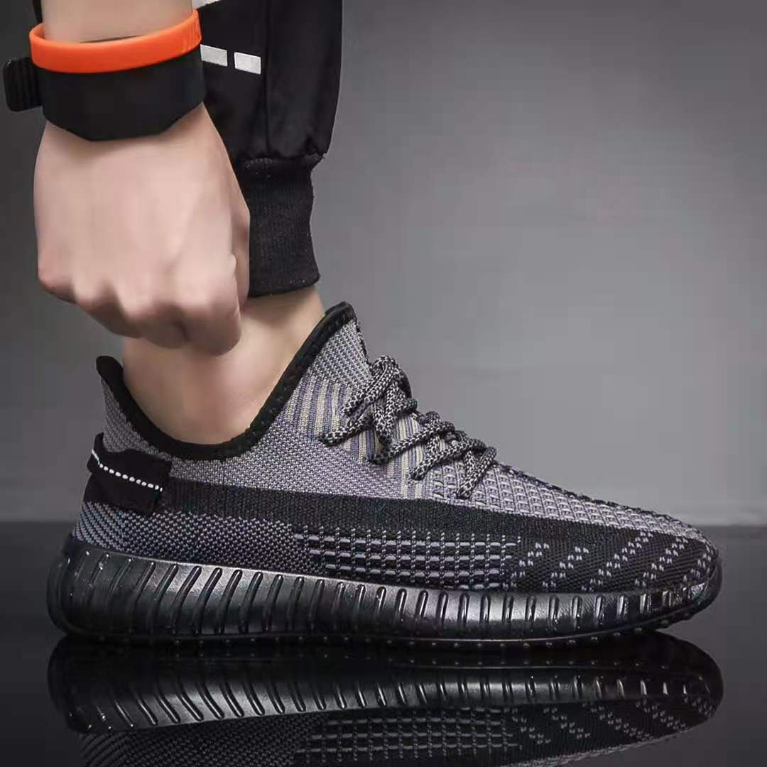 Производители новых стилей Пользовательский логотип дизайнер мягкое небо Вязание сетка Yeezy мужские беговые кроссовки повседневные спортивные кроссовки