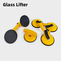 Ventouse à vide puissante en plastique ABS à double griffe pour le levage de carreaux de céramique et de verre