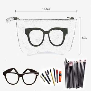 Étui de protection portable en feutre pour lunettes de soleil avec fermeture éclair, vente en gros - Product Image 6