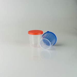 Vaso para Muestras de PP de Alta Transparencia, Resistente a Desgarros, con Tapa de Color, para Control de Salud en el Hogar - Product Image 5