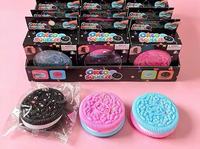 Máquina de Llenado TPR para la Producción de Juguetes Blandos de Simulación de Galletas Oreo, Juguetes Antiestrés para Apretar