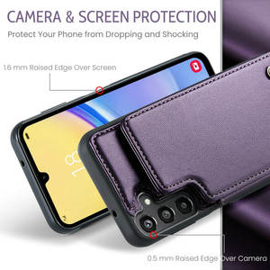 CaseMe Cartera RFID de Gran <span class=keywords><strong>Capacidad</strong></span> para Mujer, Funda de Teléfono con Soporte Magnético, Soporte de Crédito para Samsung A56, A55, A54, A53 - Product Image 5