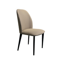 Chaise Minimaliste en Granit, dossier à jointure en forme de berceau, avec assise simple et pieds enveloppés, pour stand de pâtes, coin à congee et comptoir à crêpes