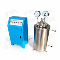 Automatic Cement Autoclave 8L High Pressure Steam Curing Chamber for MgO Stability Test - ASTM C151 Compliant Lab Equipment