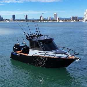 <span class=keywords><strong>Barco</strong></span> de pesca de aluminio con casco Gospel V de 6,25 m con Motor fuera de borda, pequeña cabina abierta para ocio deportivo para viajes de pesca en alta mar - Product Image 2