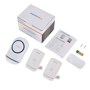 Aiben กริ่งประตูบ้าน2Q188-WW, กริ่งประตูอัจฉริยะเสียงระฆังไฟ <span class=keywords><strong>LED</strong></span> 52เพลงกริ่งประตูปุ่มสัมผัสกันน้ำ - Product Image 6