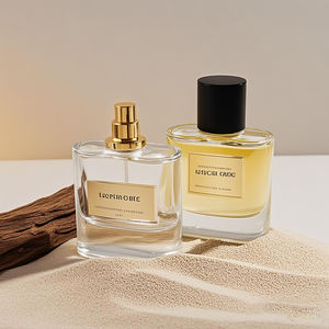 ขวดน้ำหอมแก้วใสฝ้า 30 มล. 50 มล. 100 มล. แบบเติมได้ ขวดสเปรย์น้ำหอมสำหรับเครื่องสำอาง ฝาปิดสีดำ หัวปั๊มแบบลูกกลิ้ง - Product Image 4