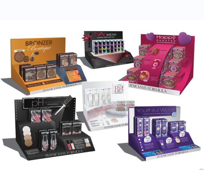 Apache Custom Countertop Makeup Organizer for Eyelash Extensions, Professional Beauty Salons and Retail Brand Cosmetic Kiosks