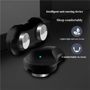Alat Anti-Dengkur Baru Perangsang Tenggorokan Pulsa Listrik Cerdas Pereda Dengkur Efektif Tidur Bahan ABS Unisex - Product Image 2
