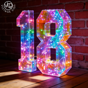 Letras LED Holográficas 3D Personalizadas con la Frase "MARRY ME", Acrílico Iridiscente para Decoración de Pedidas de Mano - Product Image 3