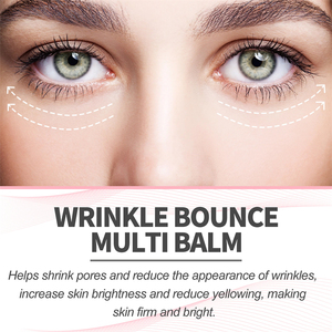Bálsamo Multifuncional Jaysuing <span class=keywords><strong>Collagen</strong></span> <span class=keywords><strong>Wrinkle</strong></span> Bounce para Mulheres, Redutor de Poros, <span class=keywords><strong>Anti</strong></span>-Rugas, Hidratante e Firmador para Olhos, Pescoço e Rosto - Product Image 4