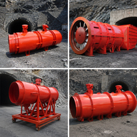 Ventilateur anti-explosion à économie d'énergie pour la ventilation des tunnels miniers métalliques
