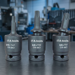 3/8" 2-Way Impact Universal <b>Torx</b> <b>Bit</b>-Socket OEM DIY Industrial Grade - Product Image 1