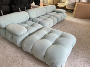 Moderno y Lujoso Juego de Sofás Sherpa para Sala de Estar, 3 Plazas, Modular, para Apartamento o Villa, Combinación Libre, Sofá Mario Bellini - Product Image 2