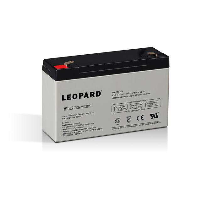 Sealed Lead Acid Battery 6V 12AH Electric Scooter Battery for Security Systems and Power Tools with Free Maintenance