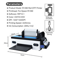 Impresoras de inyección de tinta multifuncionales de escritorio mejor pequeño 30Cm cabeza L1800 Mini Epson A4 A3 Dtf impresora y horno secador