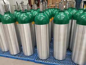 أسطوانة 1.4L مع صمام CGA870 أكسجين طبي محمول M7 جديد 2015psi 139bar منظم أكسجين عالي - Product Image 5