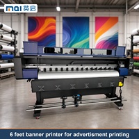 Imprimante éco-solvant grand format INQI XP600 1,8 m (6 pieds) à tête d'impression unique, machine jet d'encre rouleau à rouleau pour bannières, vinyles et autocollants