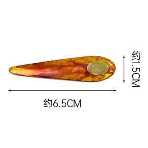 Nouveau imperméable acétate pinces à cheveux amour coeur strass mignon cheveux Barrettes épingles à cheveux pour frange côté che - Product Image 5