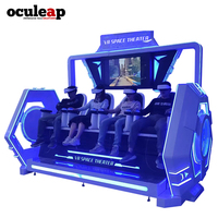 Oculeap Cinéma Volant VR pour 4 Joueurs 2026 Nouveau Simulateur de Montagnes Russes en Réalité Virtuelle 5D 7D 9D Machine de Jeu d'Arcade et de Cinéma