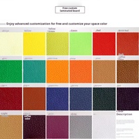 Ensemble de canapés de réception de bureau de style moderne, mobilier commercial avec couleur personnalisable