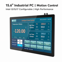 PC tout-en-un industriel 15,6 pouces avec écran tactile capacitif Intel Core, ordinateur à écran LCD, poste de travail de contrôle de mouvement PLC