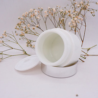Pot cosmétique de luxe en céramique rond de 100 ml pour soins de la peau, 50 ml pour crème contour des yeux