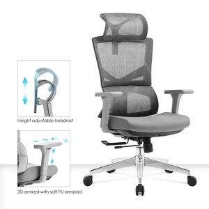 Nouveau produit Chaises de bureau pivotantes modernes ergonomiques Meilleures chaises d'ordinateur ergonomiques à dos en maille confortables - Product Image 6