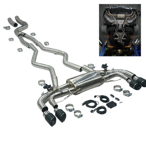 ท่อไอเสีย Cat-Back รุ่น M340i G20 B58 พร้อมปลายท่อแบบ M, ผลิตจากสแตนเลส 304 สำหรับ BMW M340i M440i G20 G22 3.0T - Product Image 5