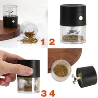 Broyeur à thé électrique multicolore portable Chargement USB automatique Herbal Dry Flowers