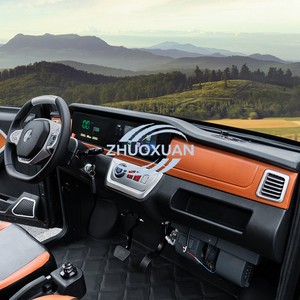 Fully Enclosed Cargo <b>Bed</b> New Energy Four-wheel Mini Truck Dual-row Hybrid Power Truck - Product Image 6