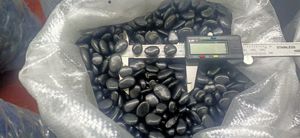 Заводская поставка, Высококачественная Экологически чистая натуральная каменная полированная черная галька для проекта ландшафтного дизайна садовых дорожек - Product Image 4