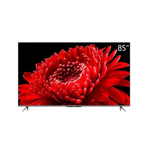 工場安いテレビHd Lcd 65 75 85 86100インチAndroidスマートTVテレビフラットスクリーン二重ガラスLED LCDスマートTV