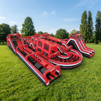 Parcours d'obstacles gonflables géants de Winsun, aire de jeux extérieure amusante pour enfants et adultes, parcs à thème inspirés, château gonflable géant en PVC