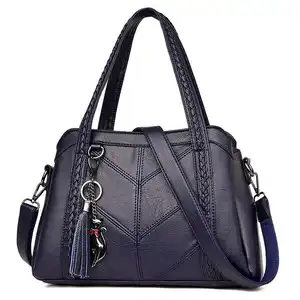 Ksspirit Op Maat Gemaakte Topkwaliteit Nieuwe Casual Fashion Designer Eco Vrouwen Handtas Pu Lederen Schouder Crossbody Tas