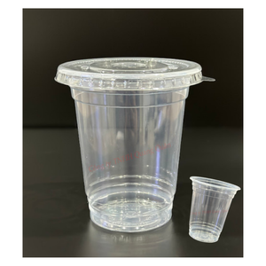 Gobelets en plastique PP transparents jetables d'une capacité de 500ml Conception d'équipe professionnelle personnalisée Non toxique et fabricant du Vietnam - Product Image 3