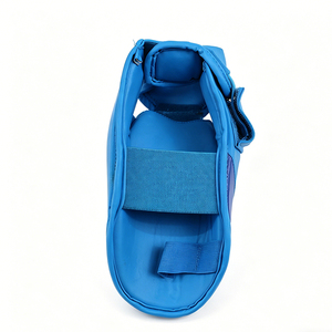 Protector de Rodilla de Piel Sintética para Karate, Taekwondo, <span class=keywords><strong>Kung</strong></span> <span class=keywords><strong>Fu</strong></span>, MMA, Boxeo, Entrenamiento, Azul/Rojo, Unisex, Tallas S-XL - Product Image 3