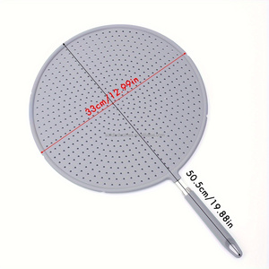 Alas pendingin pelindung cipratan minyak layar percikan silikon tahan panas aman untuk makanan dengan papan saringan masak - Product Image 5