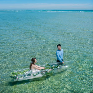 Bateau de <span class=keywords><strong>d</strong></span>érive pour sports de plein air, PC transparent, grande flottabilité, écologique, pour photos de <span class=keywords><strong>mariage</strong></span>, pêche, excursions aquatiques, divertissement aquatique, 244x76x26cm 1 - Product Image 4